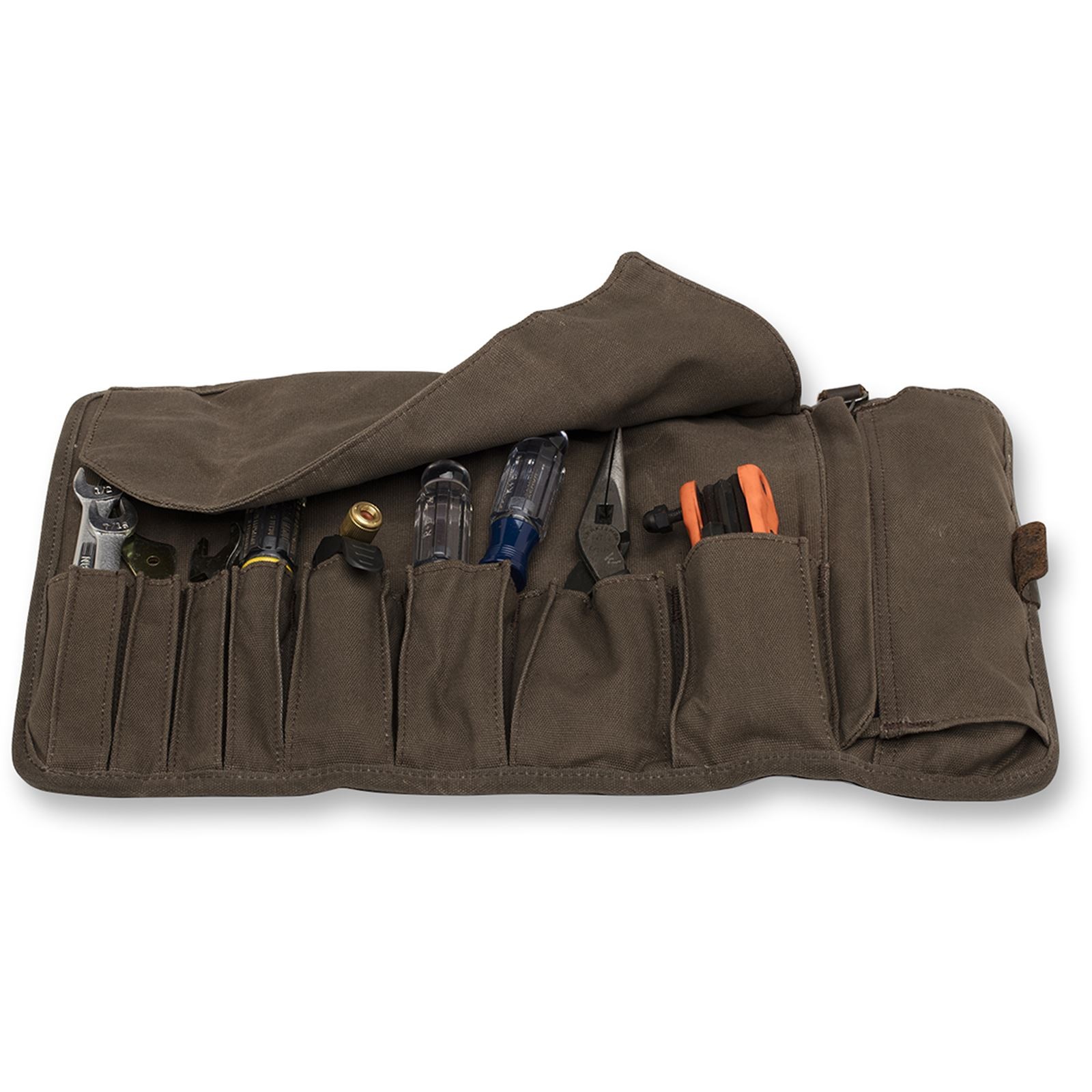 Burly Brand Waxed Cotton Tool Roll B15-1030D