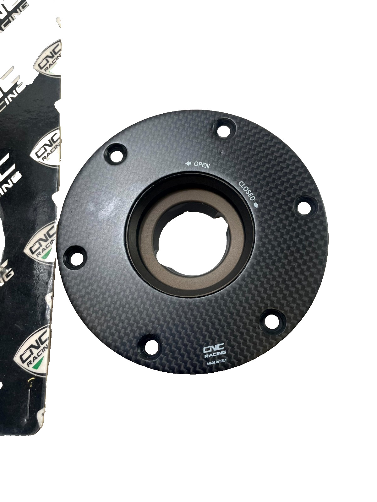 CNC Racing Carbon Fiber Fuel Tank Cap Flange Matte Ducati Diavel Multistr TSB25Y