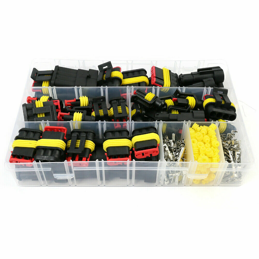 Waterproof Automotive Electrical Wire Connectors Plug Terminals 1-6Pin 708PCS