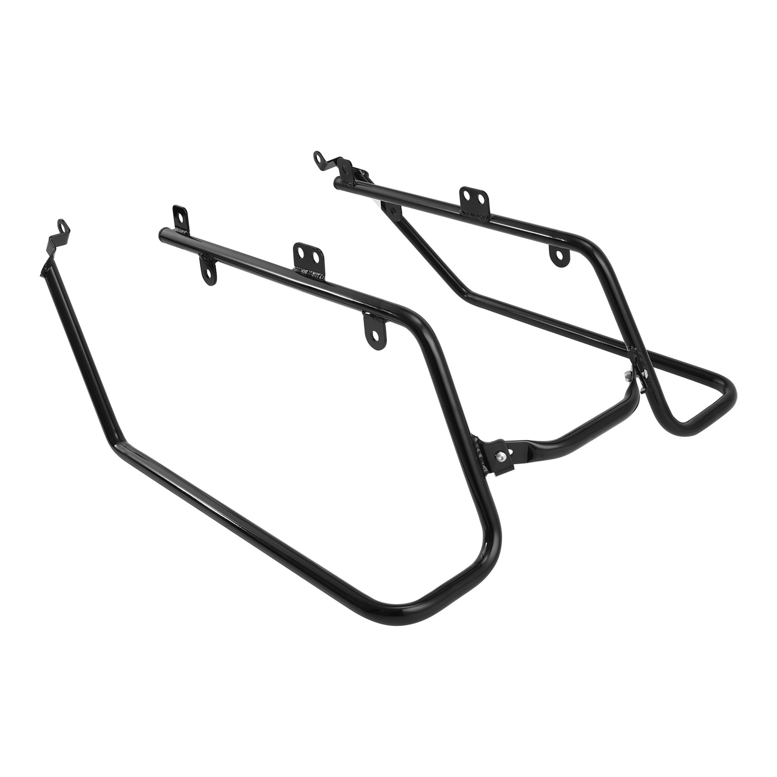 Hard Saddlebags & Conversion Bracket Fit For Harley Dyna Street Bob FXDB 08-17