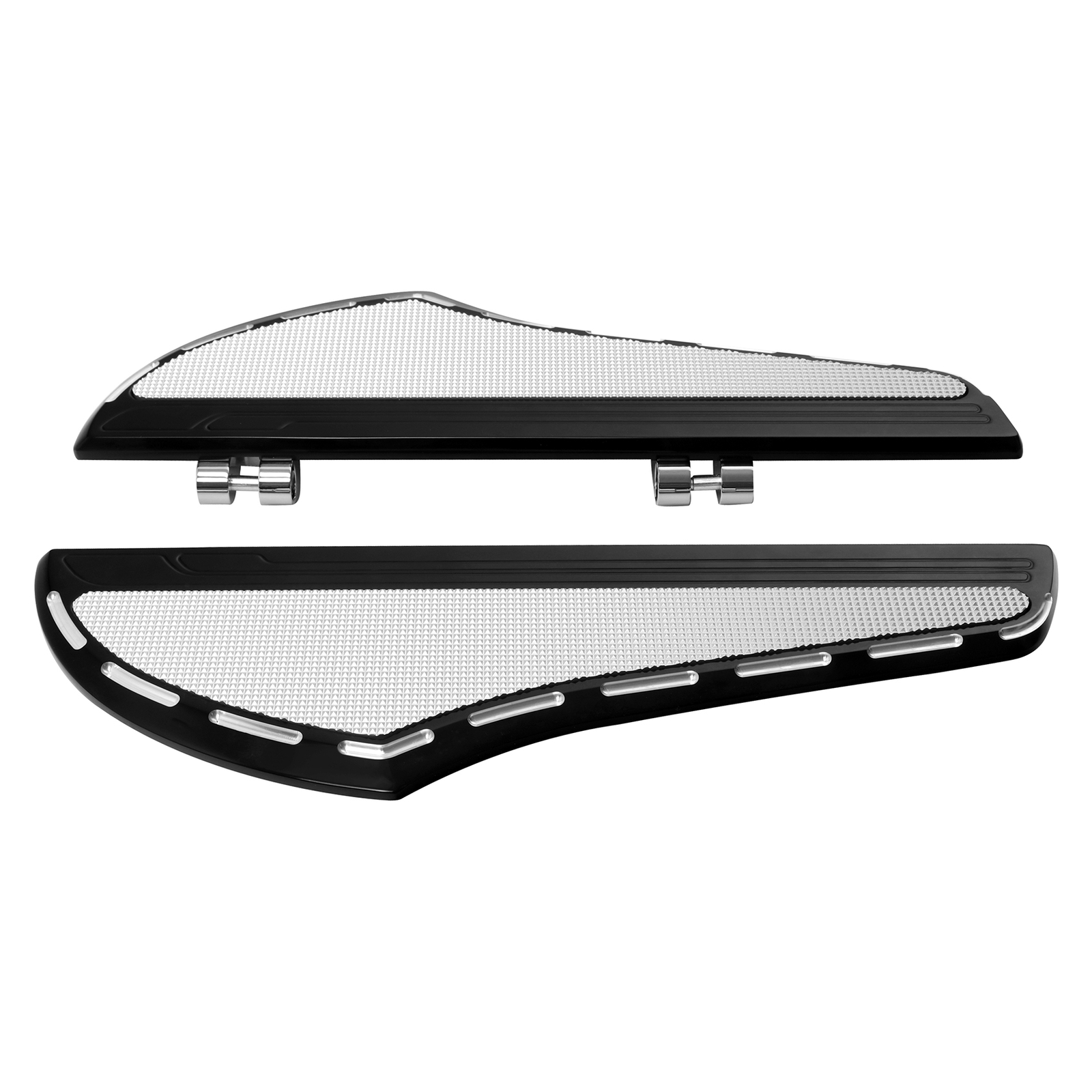 Pair Front Driver Footboard Floorboard Pegs Fit For Harley Touring 00-24 Softail