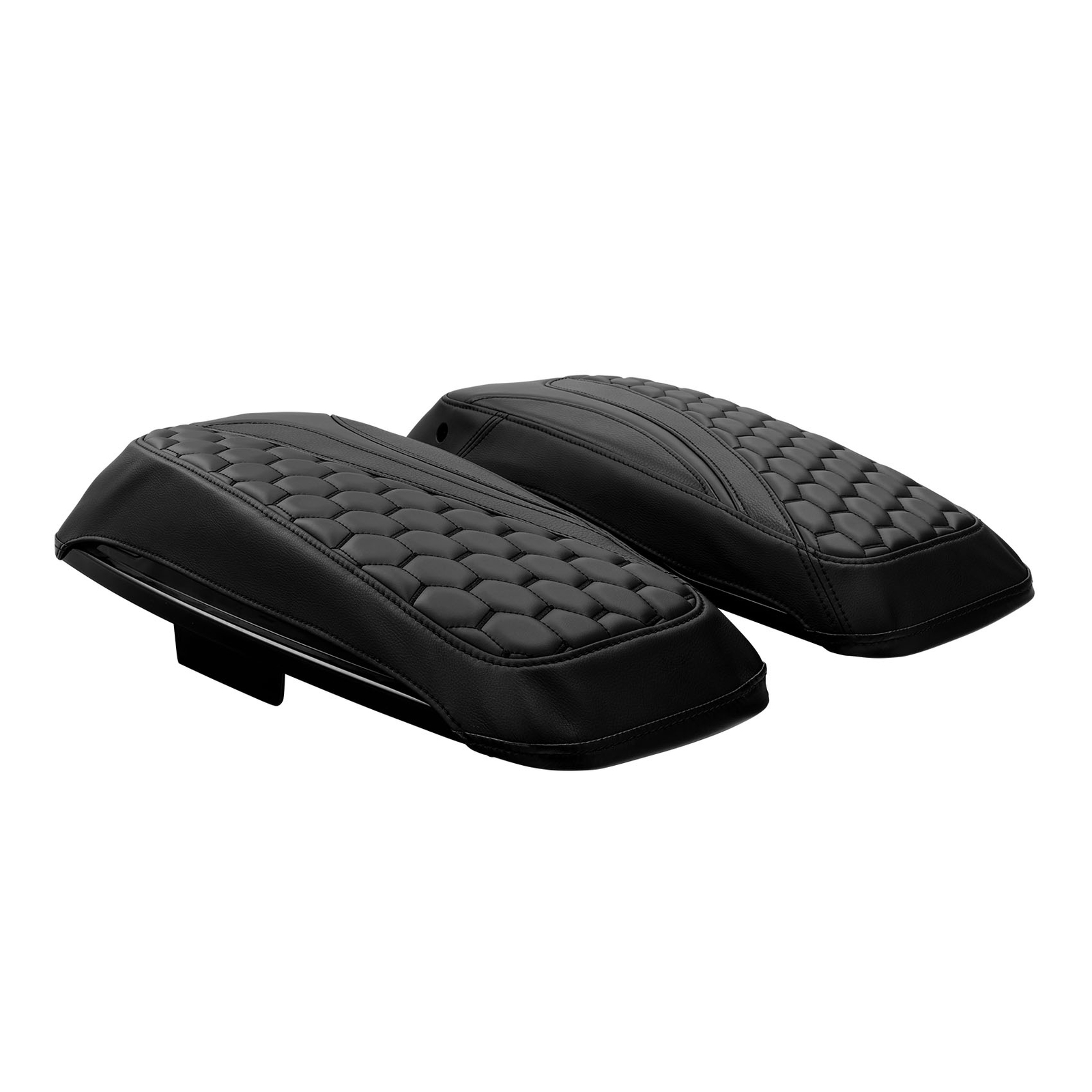 Hard Saddlebag Saddle Bags Lid Covers Fit For Harley Touring Road Glide 14-24 US