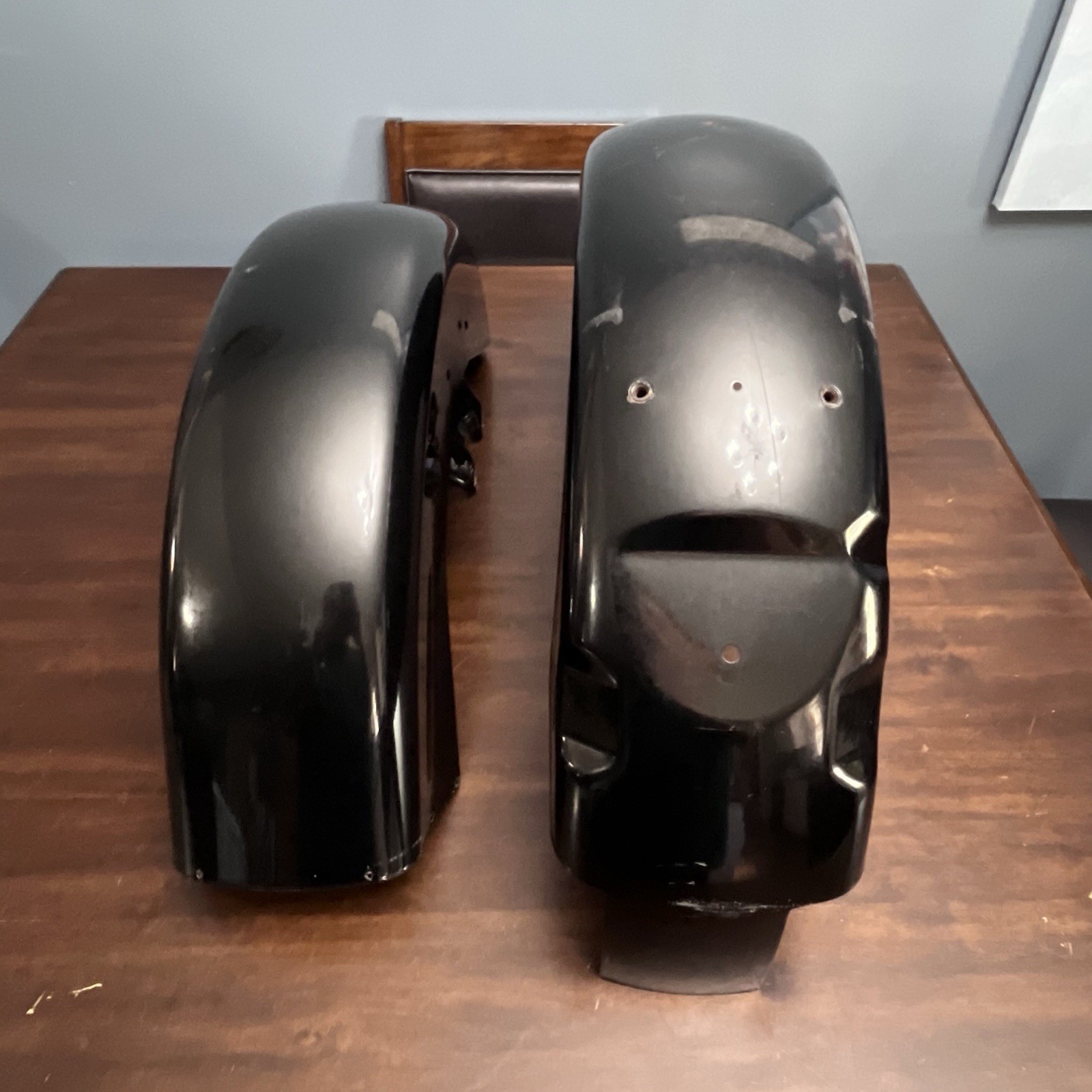 95 Harley Touring FLHR Road King OEM Front & Rear Wheel Fender Shell Panel Read!