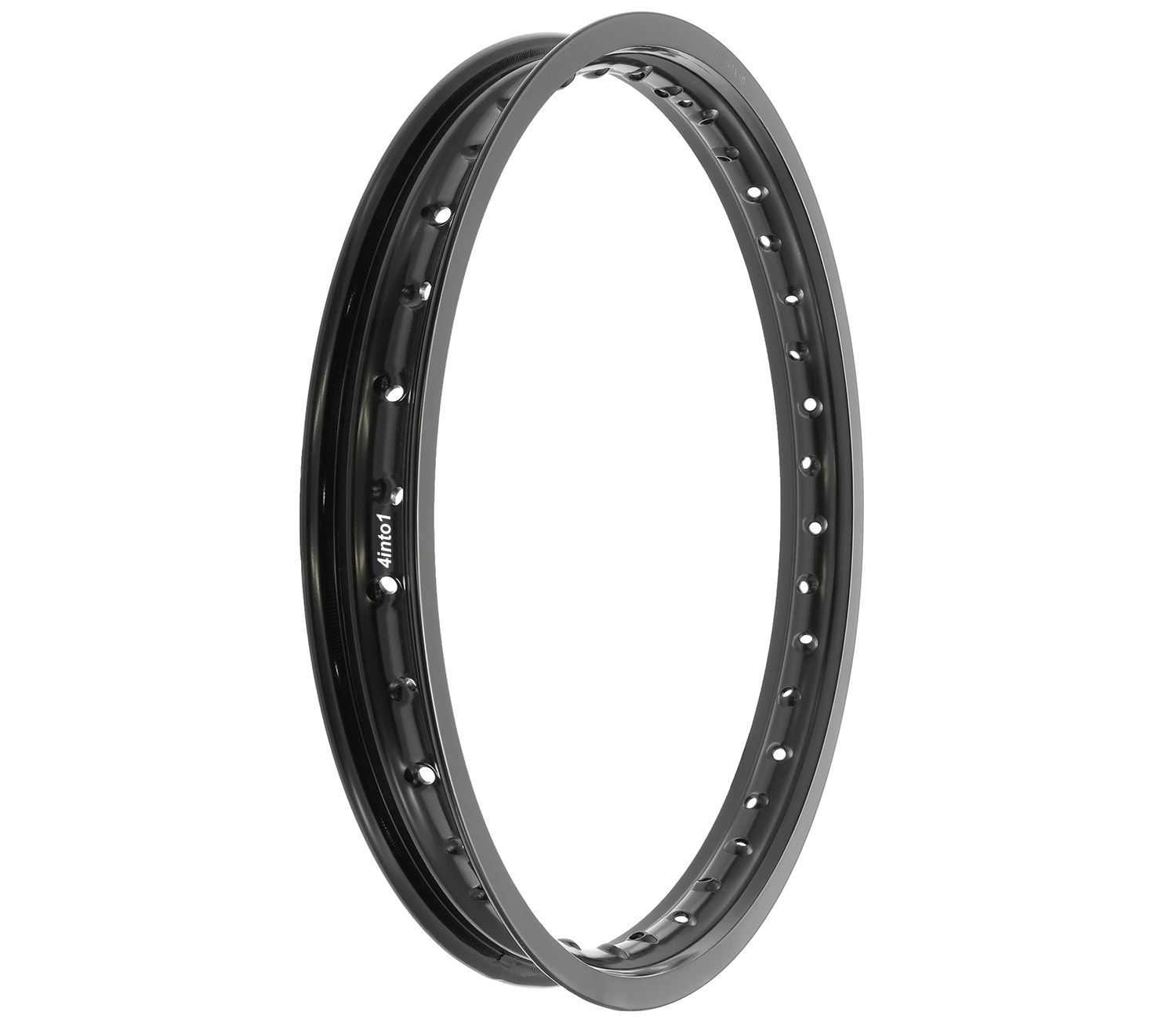 Rising Sun Aluminum Motorcycle Wheel Rim – Black – 36 Hole – 1.60 x 18