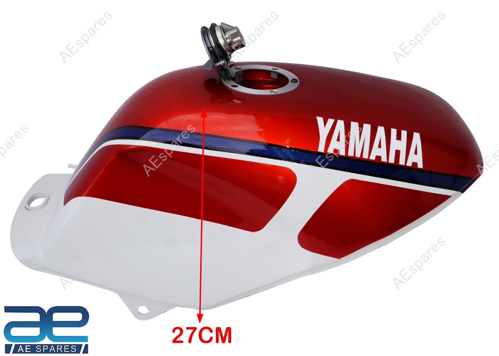 For Yamaha RD 350 RD350R Aluminium Alloy Painted Gas Fuel Petrol Tank Repro ECs