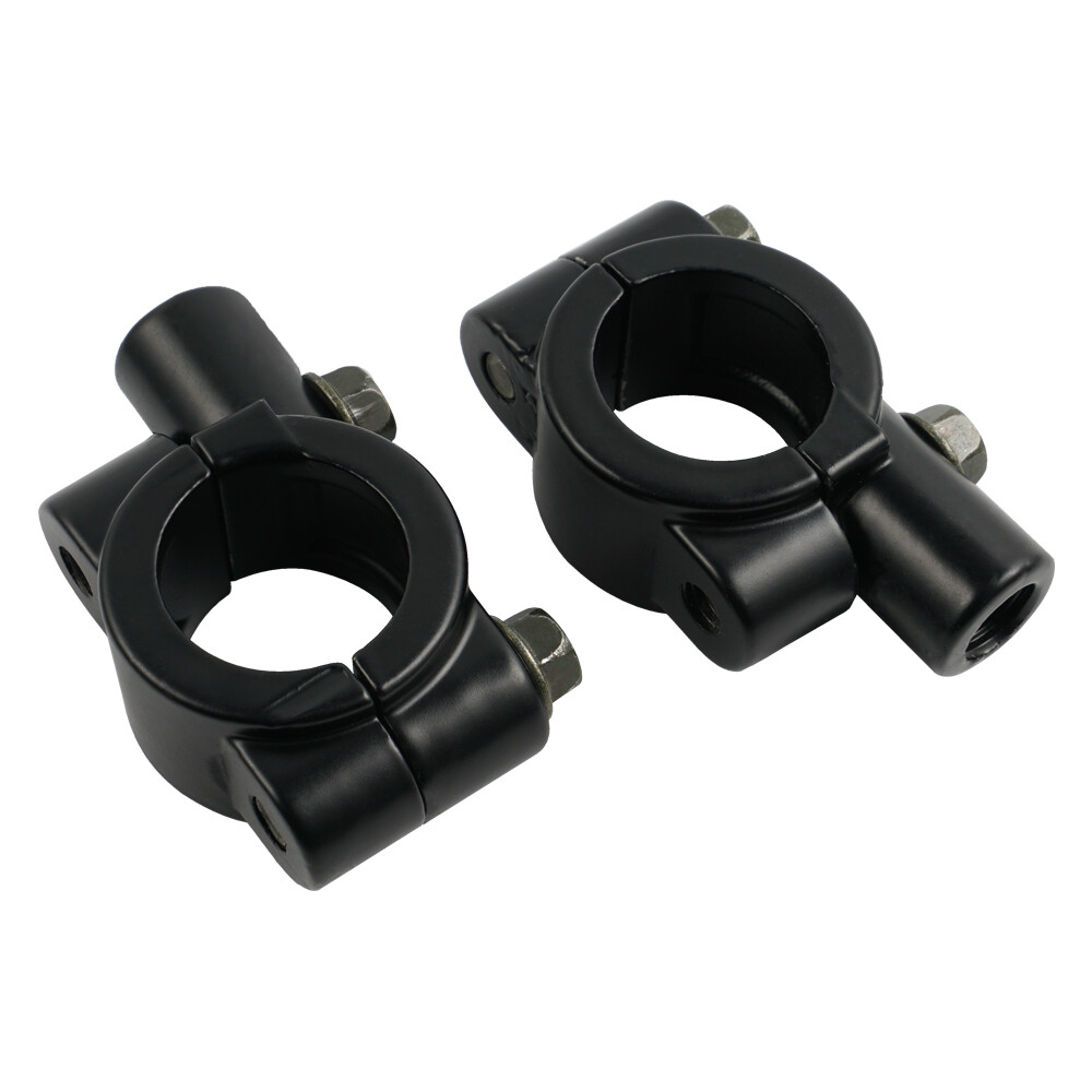 8mm 7/8″ Motorcycle ATV Handlebar Mirror Mount Holders Adapter Clamp Universal