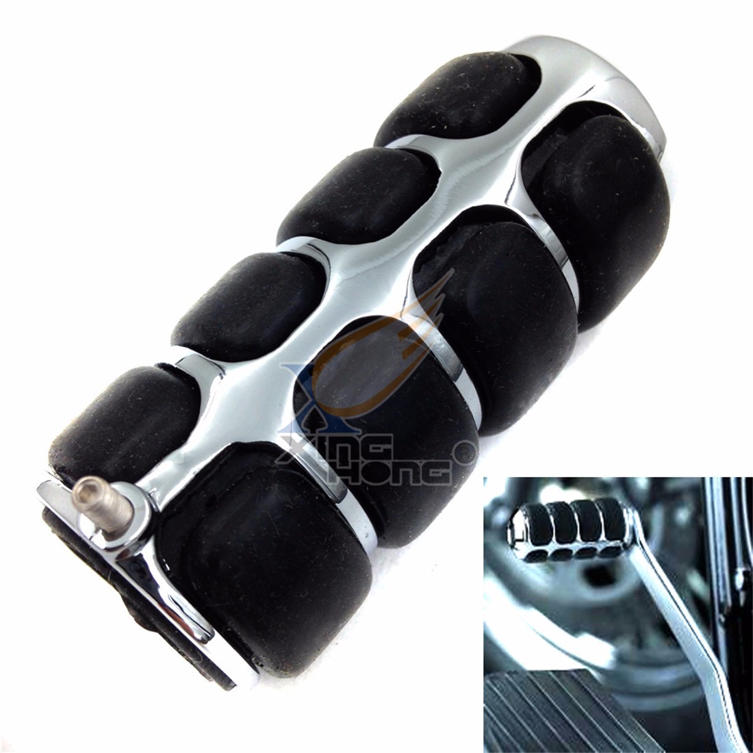 Shifter Peg Brake Lever Cover Pedal Pad For Kawasaki Vulcan 1500 1700 2000 900