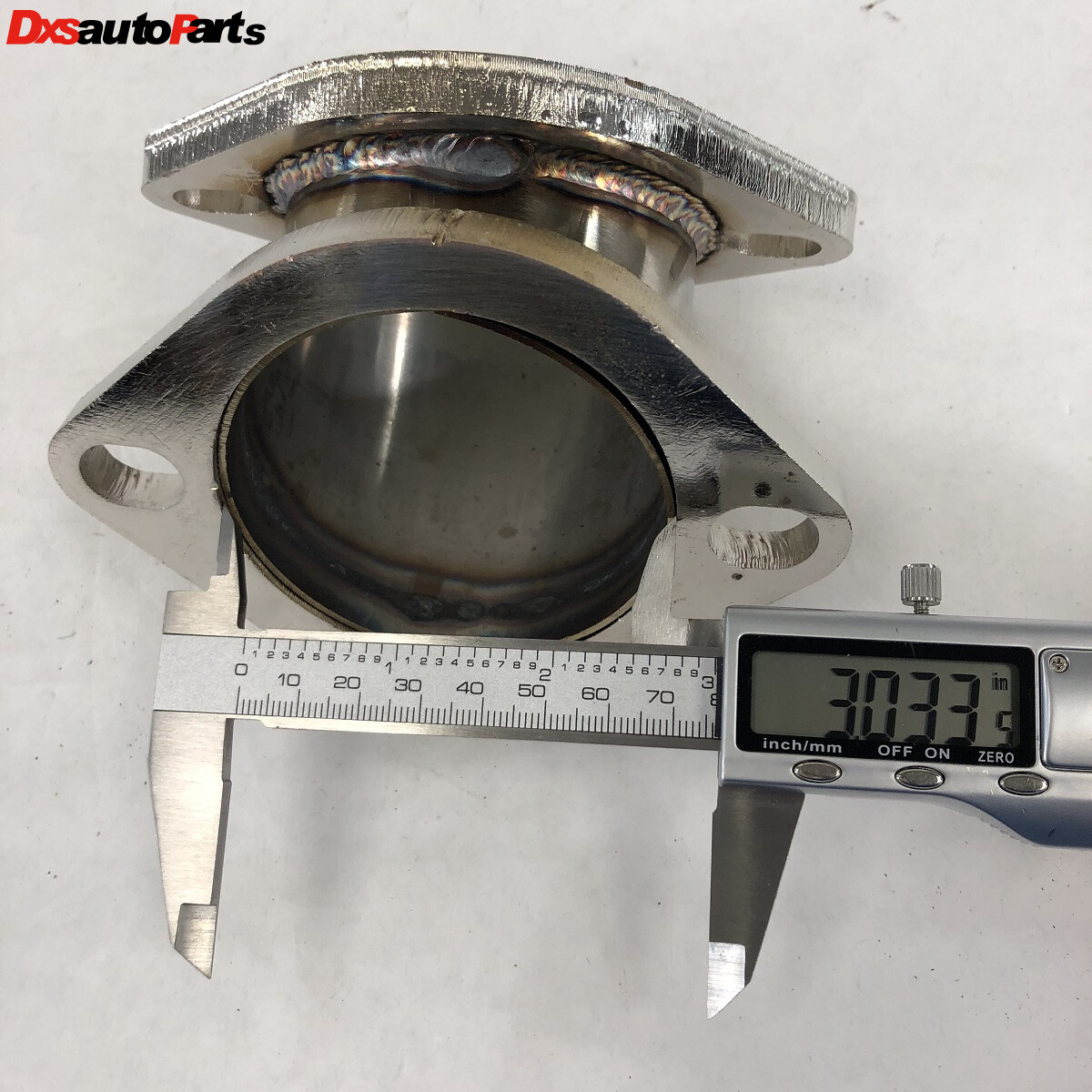 3″ to 3″ 45-degree 2 Bolt Flange Exhaust Muffler Pipe Flange Mild Steel