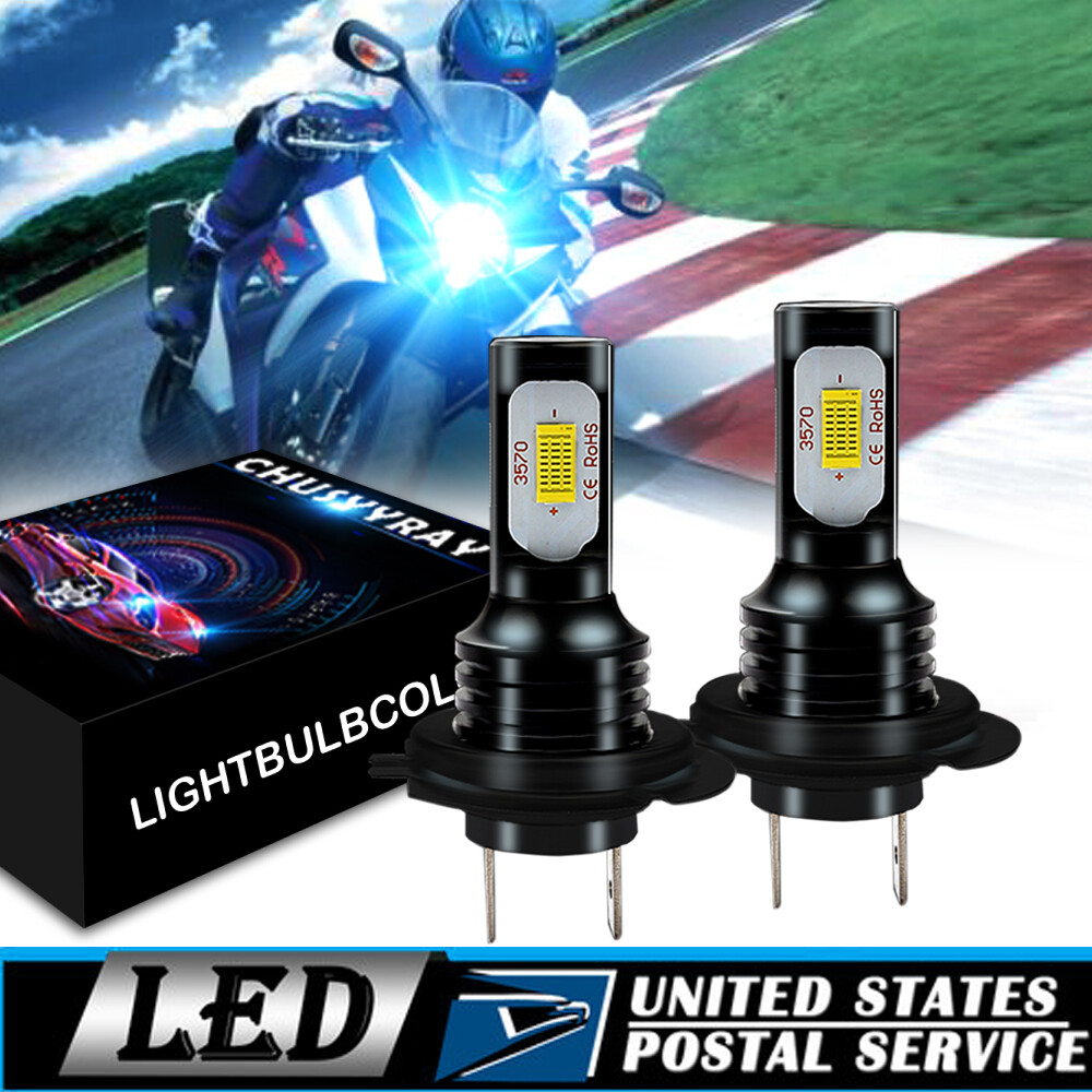 Fit Suzuki GSXR 600 750 2000-2001 H7 Xenon HID Hyper Blue Headlight Bulbs Lights