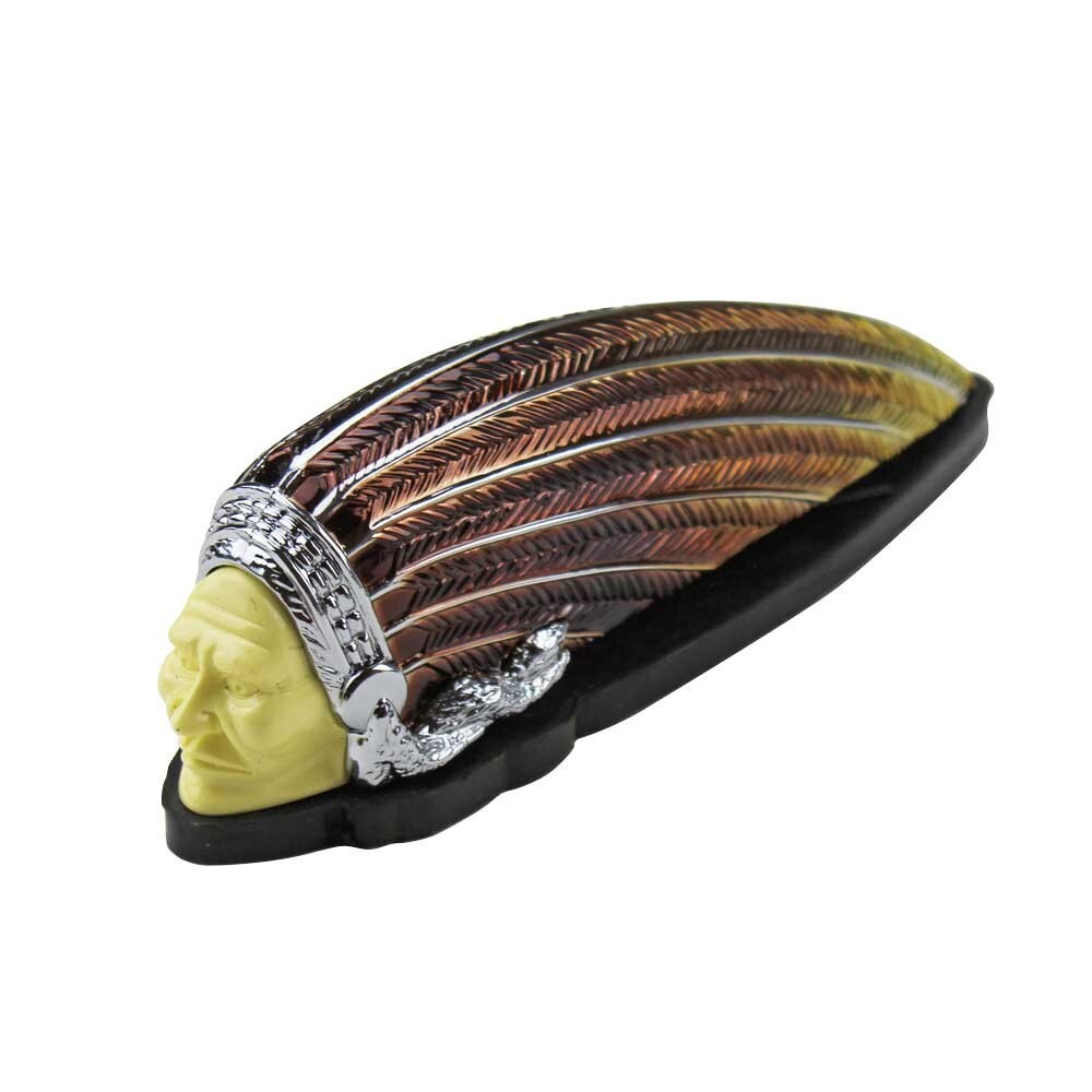 Aeromach War Bonnet Indian Head LED Fender Light for Indian Scout Motorcycles