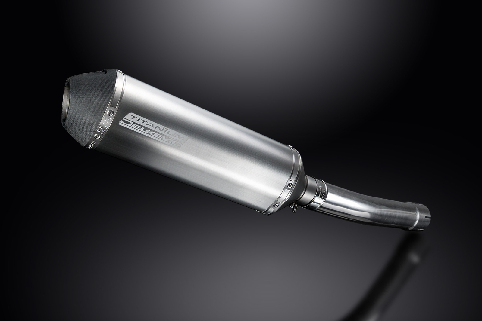 Suzuki GSX-R600 01-03 Delkevic Slip On 13.5″ X-Oval Titanium Exhaust Muffler Kit
