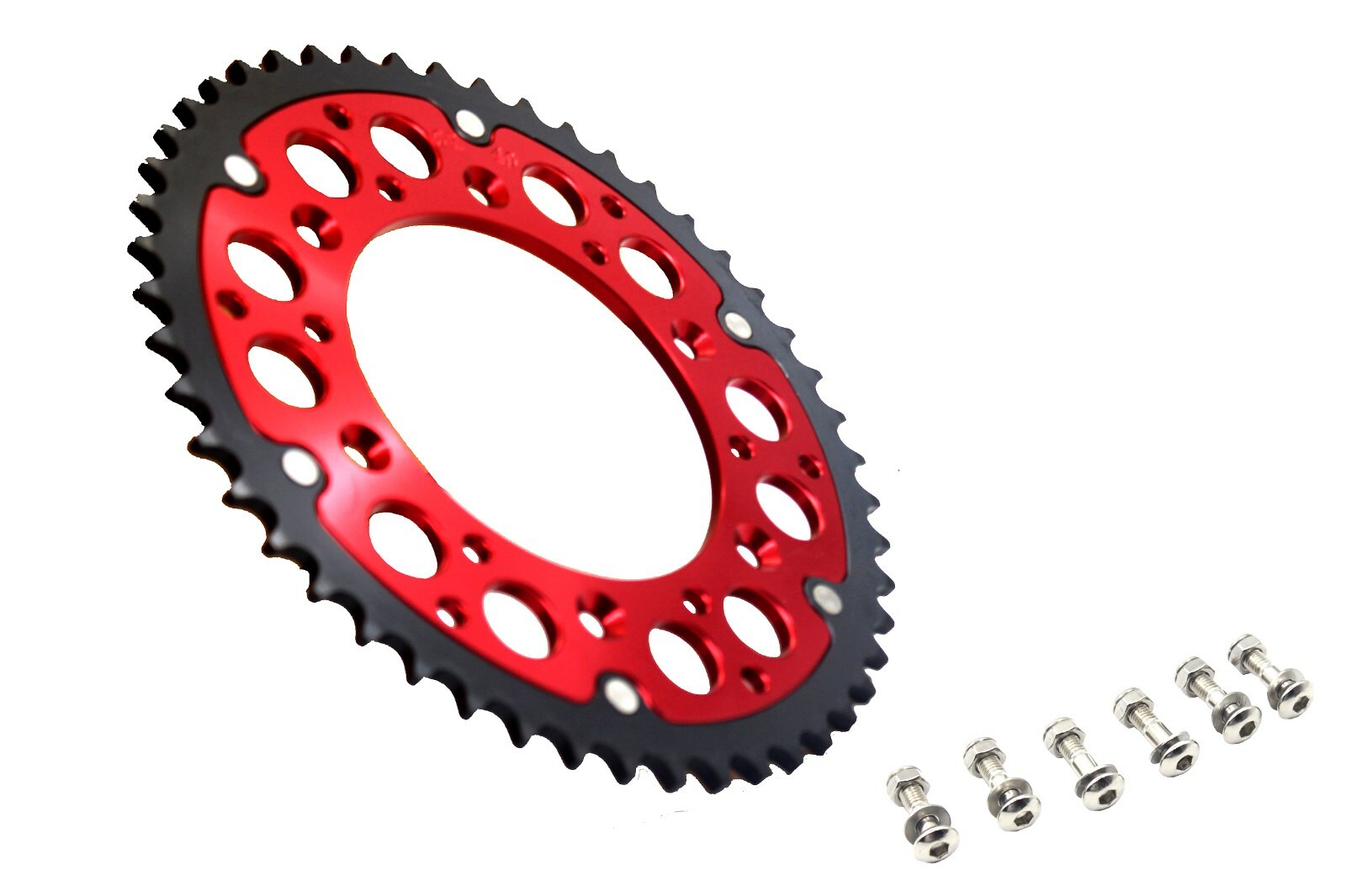 KKE 52 Tooth Red Rear Sprocket For HONDA CR125R CR250R CRF250X 450X CRF450R 250R