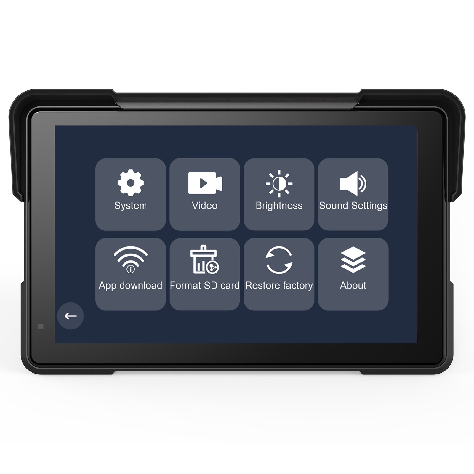 7″ Motorcycle GPS Navigation Touch Screen Wireless CarPlay Android Auto Cam WIFI
