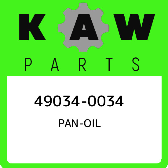49034-0034 Kawasaki Pan-oil 490340034, New Genuine OEM Part