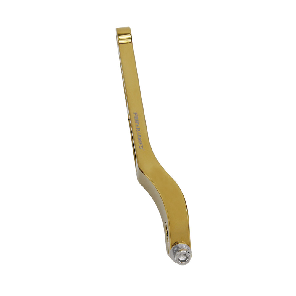Front Left Gold Slim Shift Shifter Lever for Harley Dyna FXDB FXDWG FXDF FXD FLD