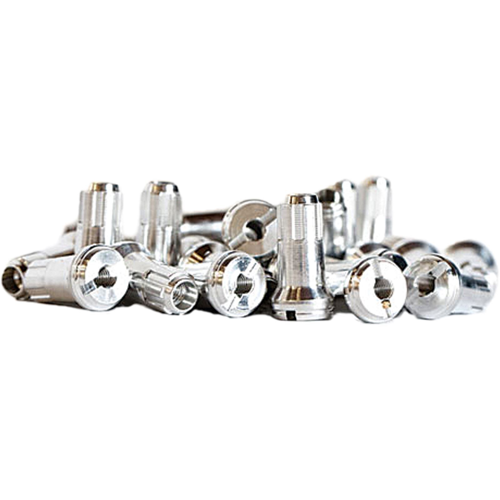 Bulldog Front Spoke Nipples Silver 98-641