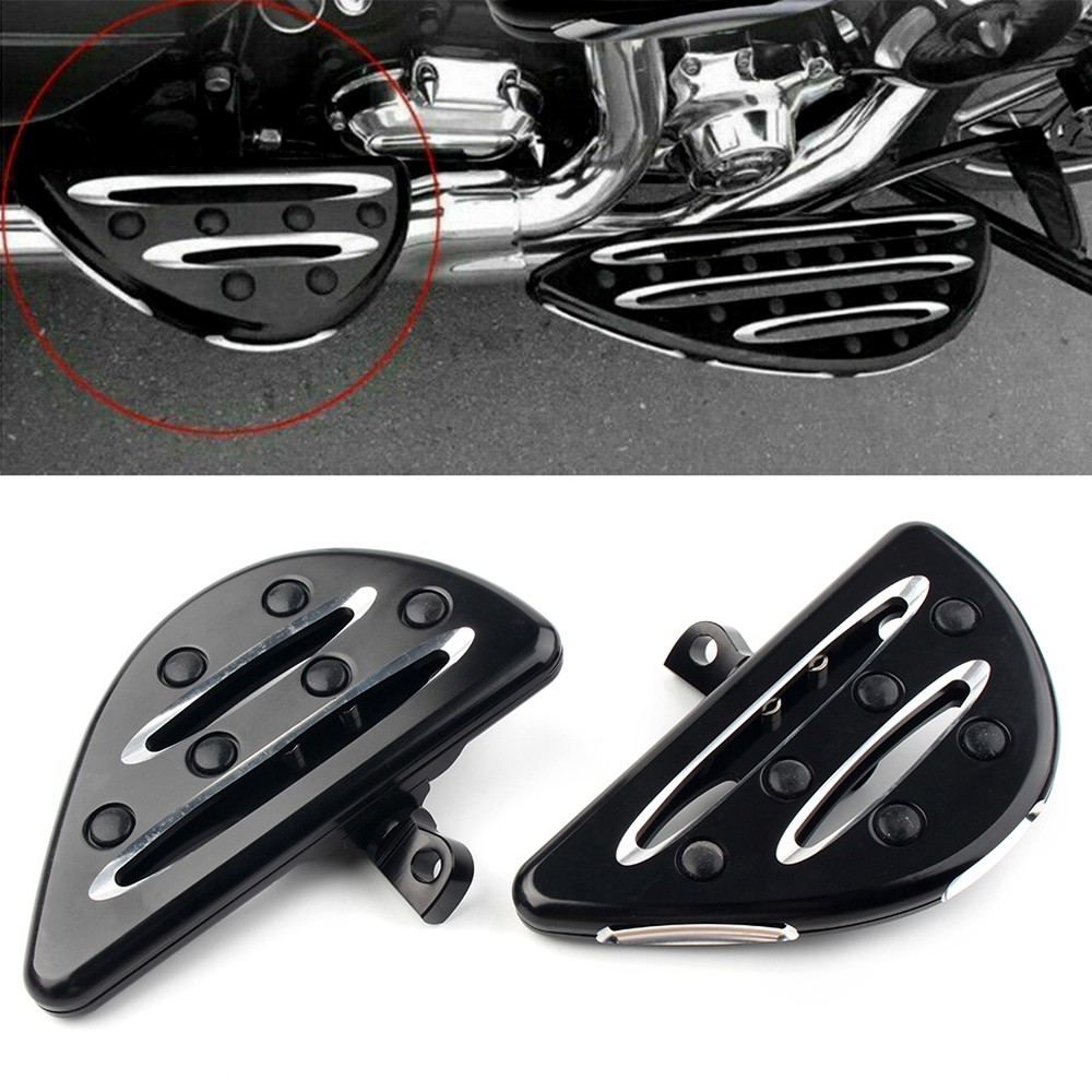 10mm Motorcycle Highway Foot Pegs FloorBoards Rests For Harley Sportster 883
