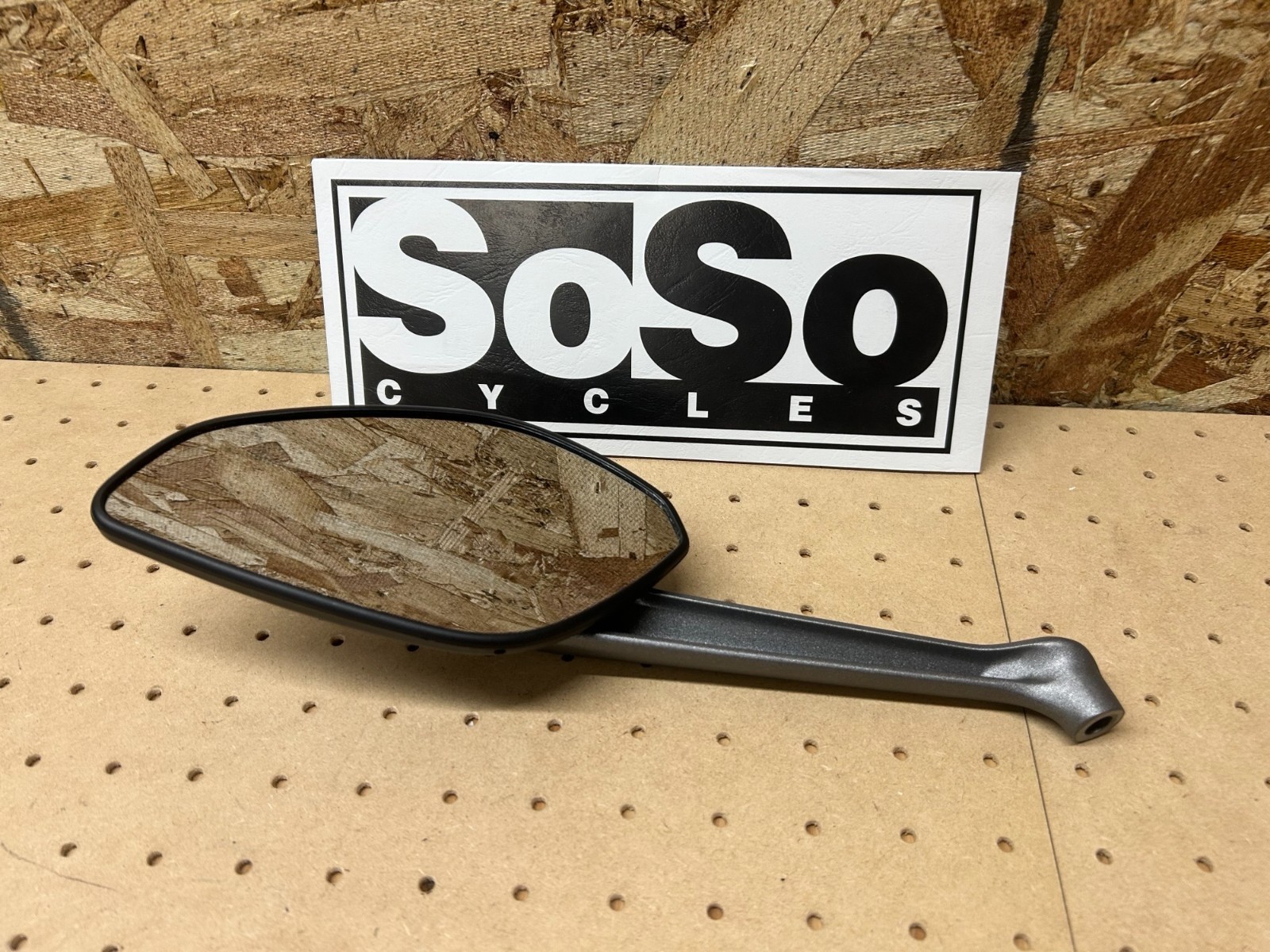 Ducati Monster 797-821-937-1200 LH Mirror Blk/Gray (#52310551A) OEM Take Off