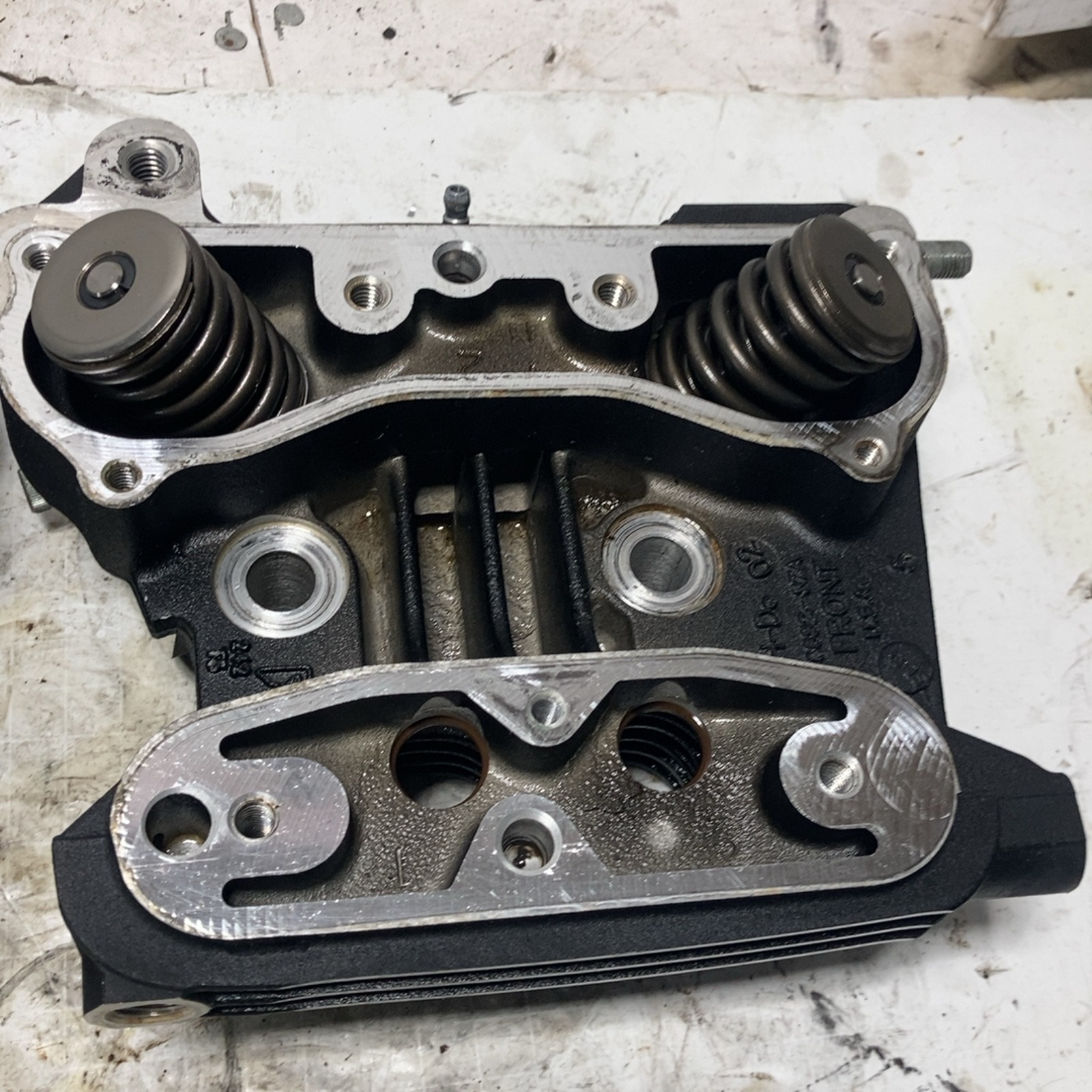 91-03 Harley Sportster XL 1200 OEM Cylinder Head Set Pair Front and Rear Black