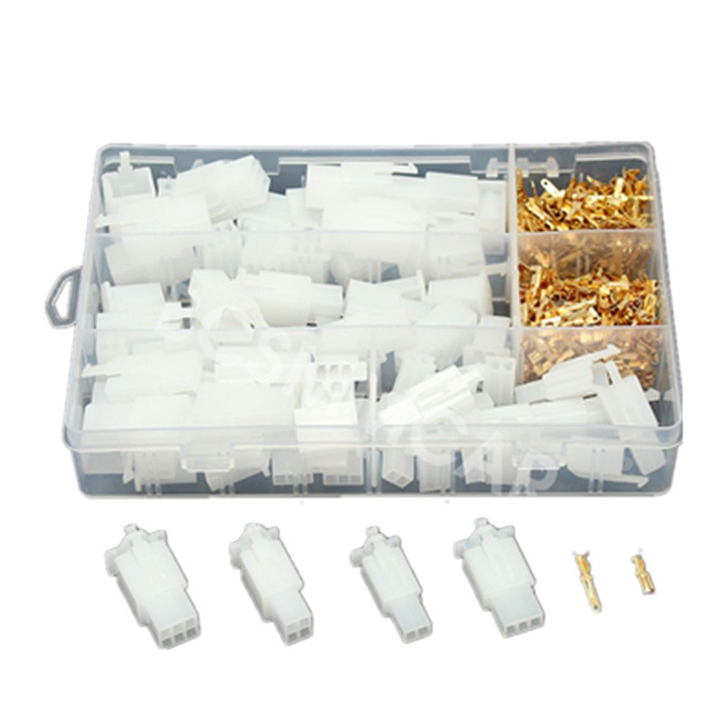 Motorcycle Electrical Wire Connector Male Female Terminal Plug Kit 2/3/4/6Pin