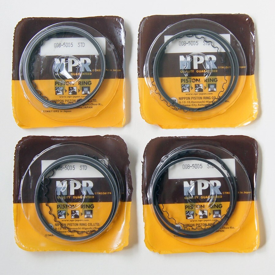 1971-76 Honda Standard Size NPR piston Ring Set std 61mm (4) oem cb750 cb750k k