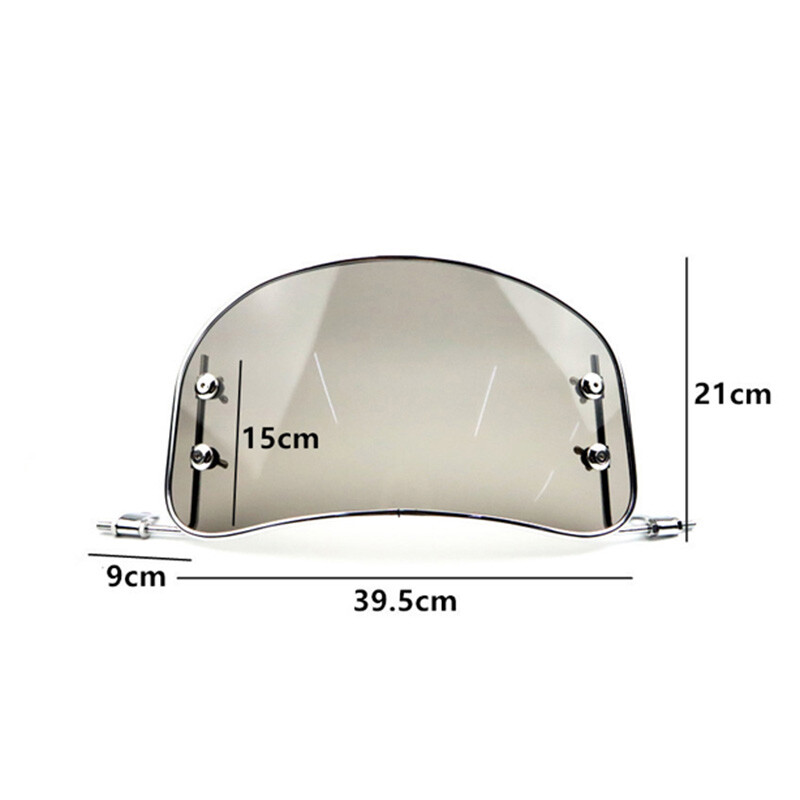 1 Set Universal Fit BMW 30cm-45cm Motorcycle Electric Bike Windshield Windscreen