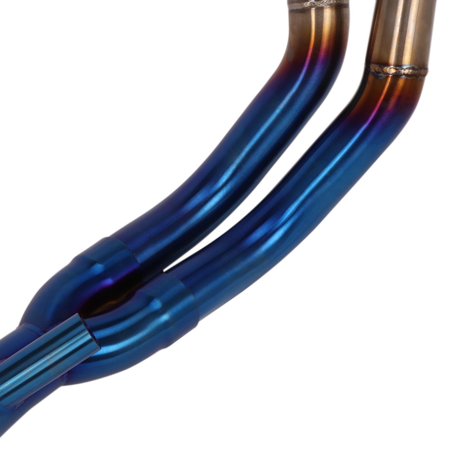 For Honda CBR500R CB500X/F 2013-2023 Full Exhaust System Header Link Pipe Blue