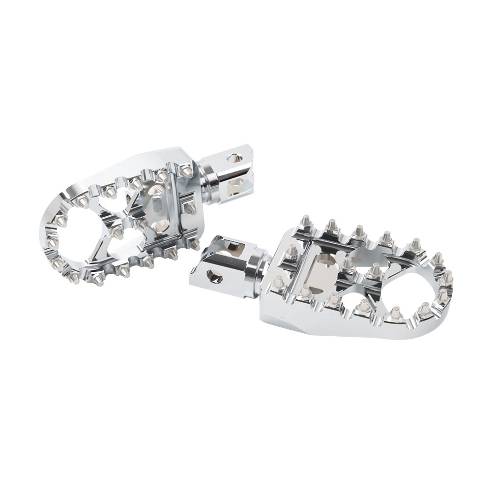Front FootPeg Rider Pedal For Harley FXBB FXLR FXLRS FXLRST FXST FLSB FXBR FXBRS