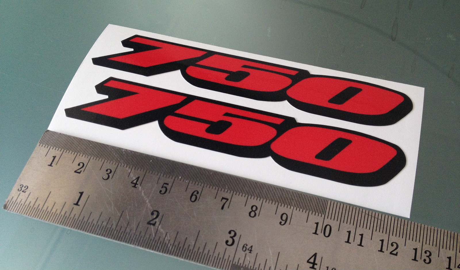 GSXR “750” Fairing Decals / Stickers (NEW DESIGN) (Any Colour)