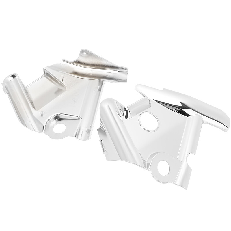 Pair Front Fork Upper Frame Neck Cover For Yamaha V-Star XVS1100 1999-2011