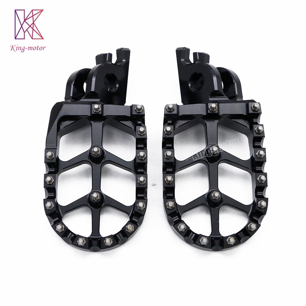 CNC Motorcycle Footpegs Rest For KX250F KX450F 2007-2022 KX250 2005-08 Dirt Bike