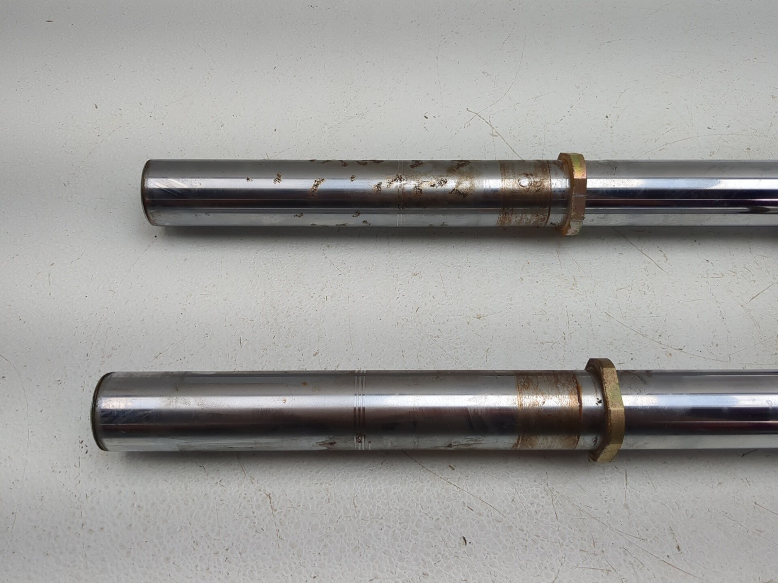 06-25 Kawasaki Vulcan 900 VN900D Front Left Right Fork Set STRAIGHT 44071-0268