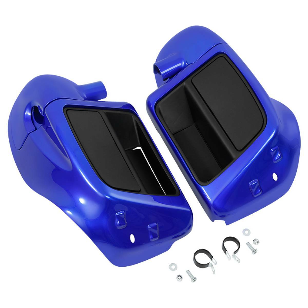 Painted Blue Lower Vented Leg Fairings Fit For Harley Touring Road Glide 14-23