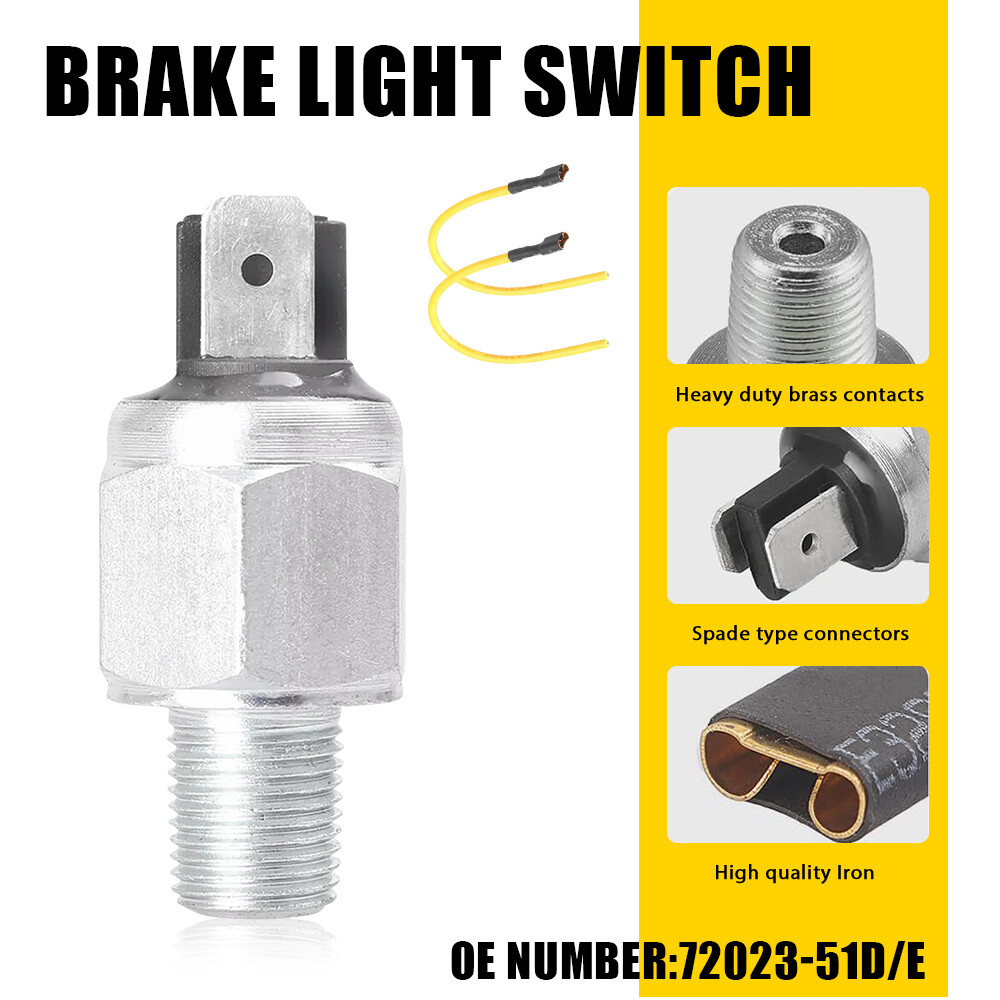Hydraulic Rear Brake Stop Light Switch Cable Fit For Harley-Davidson Replacement