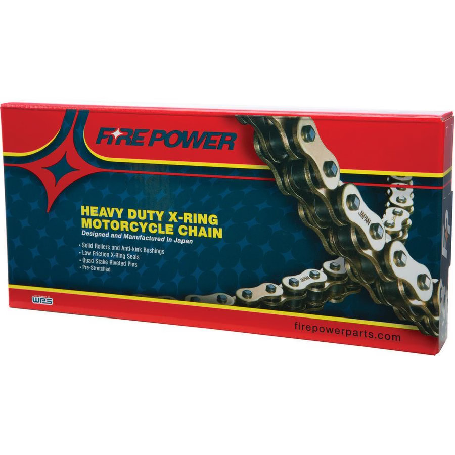 Fire Power X-Ring Sealed Chain – Natural, 520 / 120 Link 520FPX-120