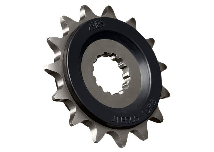 JT Sprockets JTF51318RB Rubber Cushioned Steel Front Sprocket – 18T