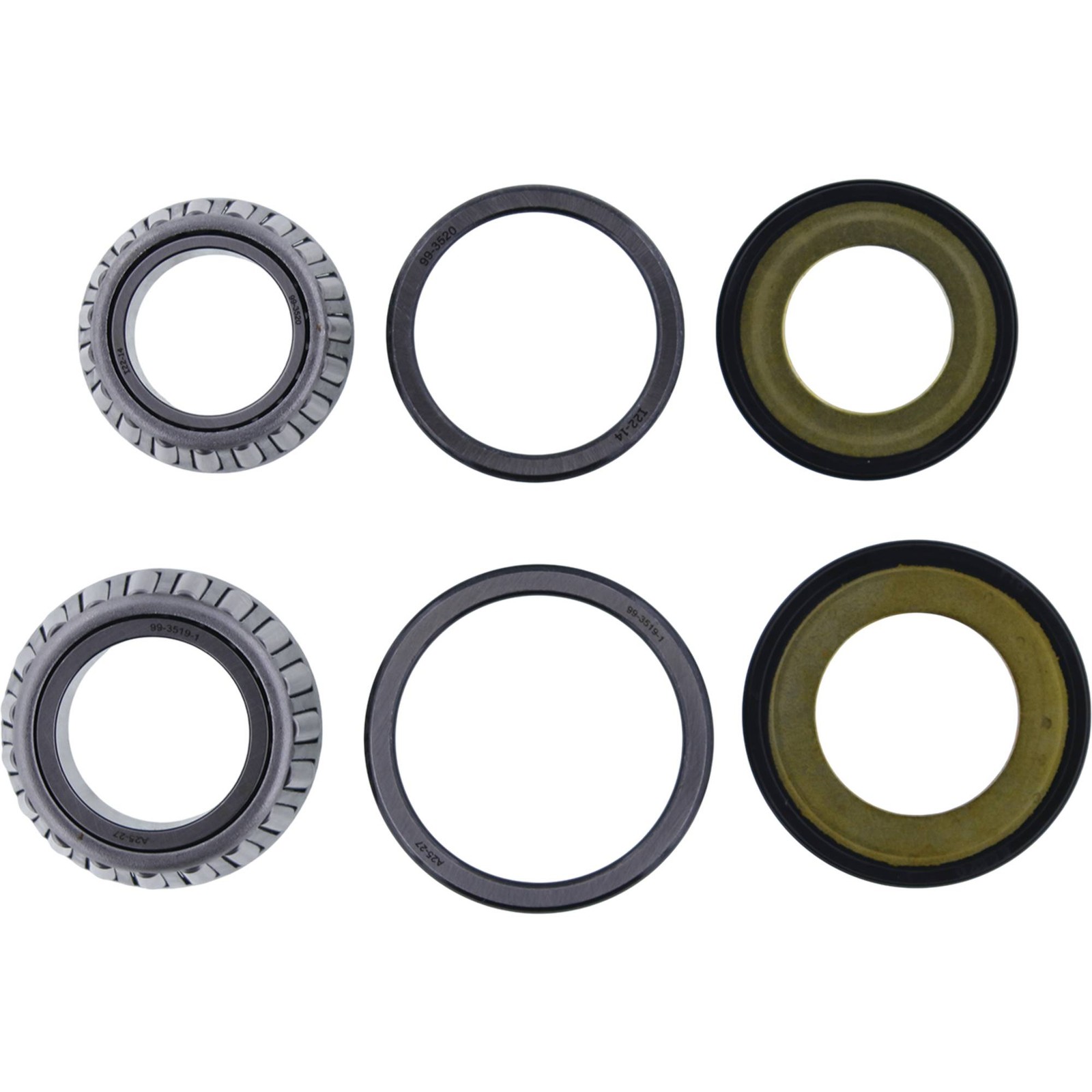 All Balls Steering Stem Bearing Seal Kit for Honda CBR600F4 99-06 CBR600RR 03-11