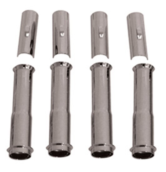 Colony Chrome Adjustable Pushrod Cover Set For 99-17 Harley Twin Cam 60539