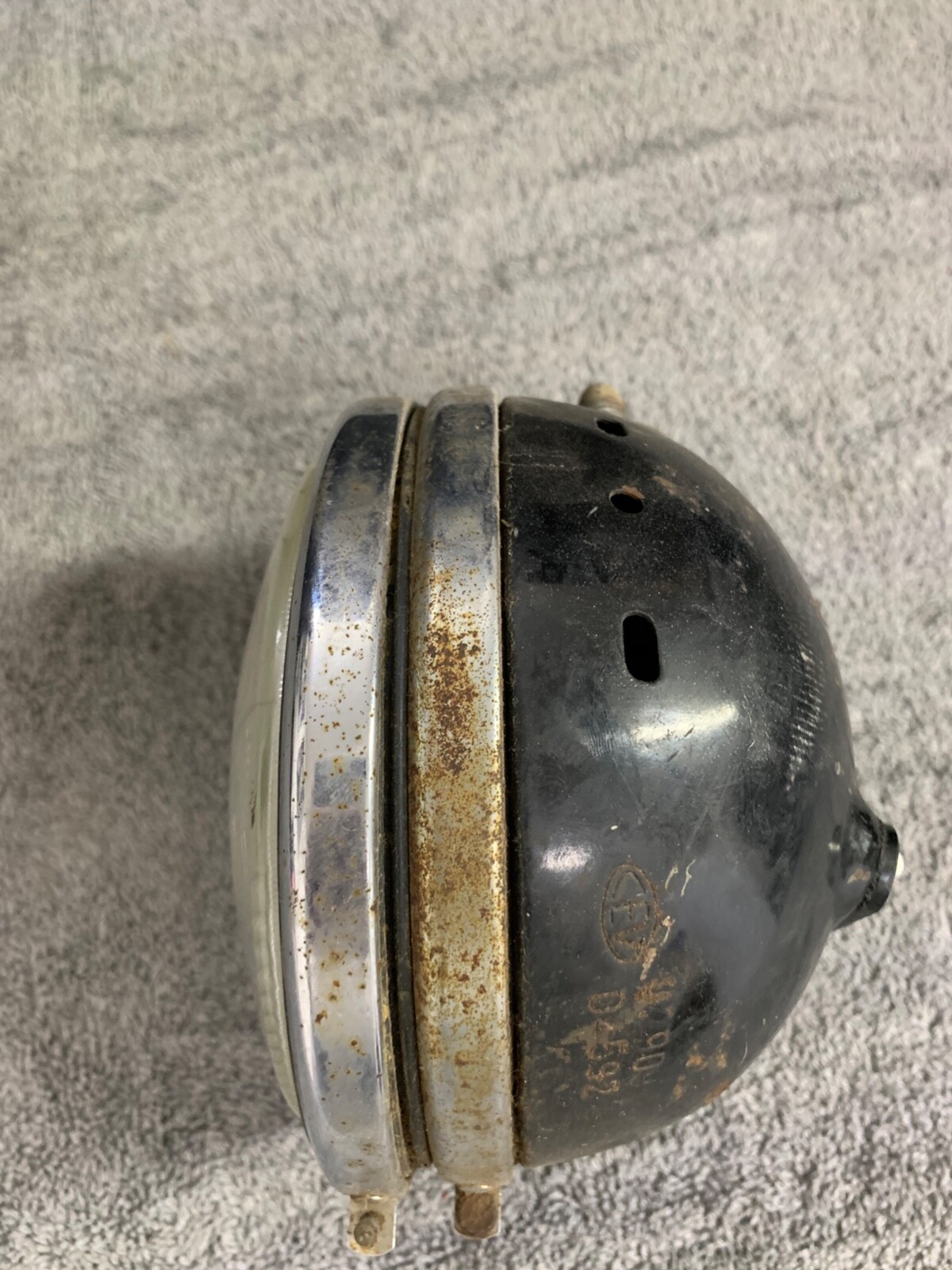 Vintage Aermacchi 1973-1975 AMF Harley Z90 90cc OEM Head Light C.E.V. 158 SAE M