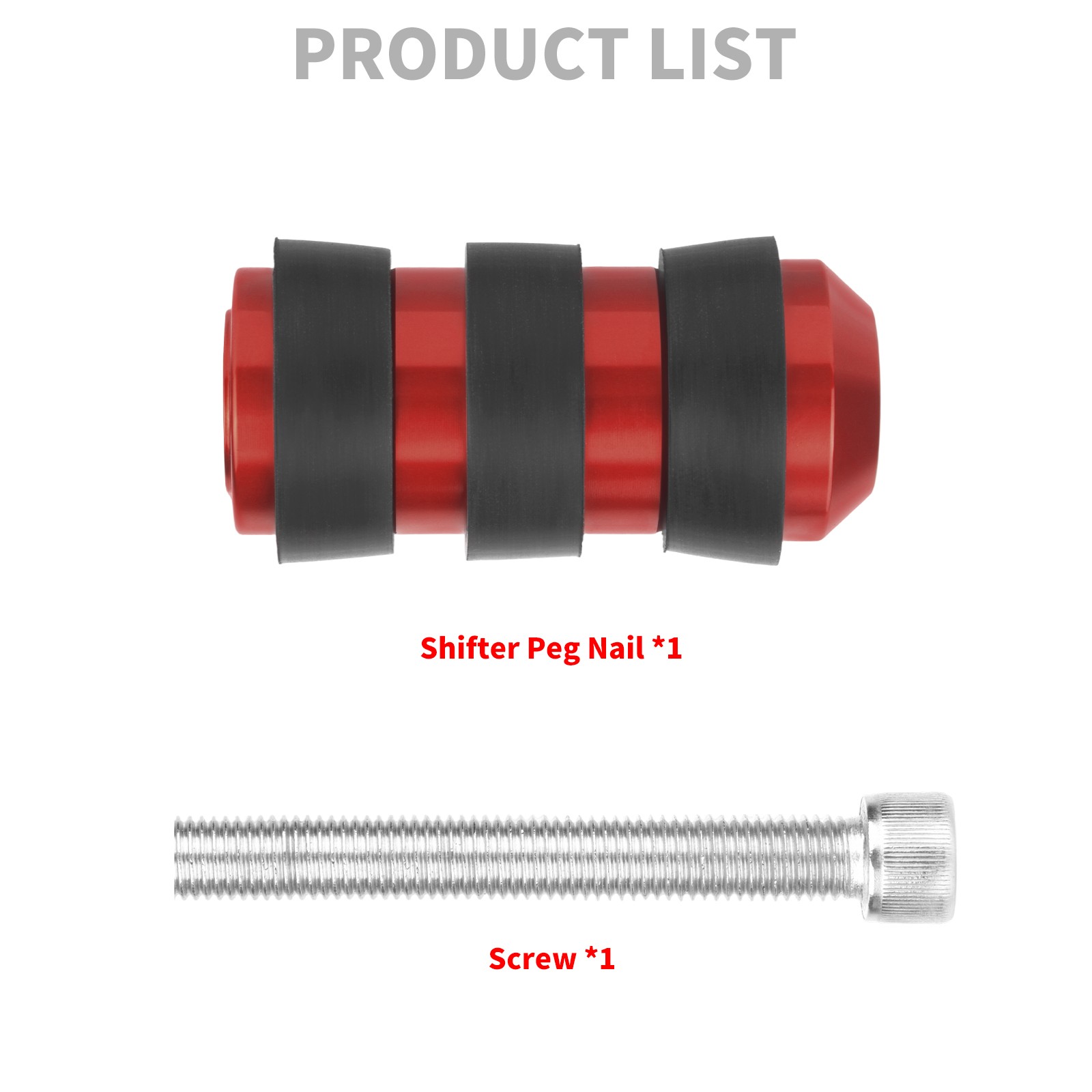 Red Toe Foot Shifter Shift Peg Fits For Harley Touring Dyna Sofail Sportster XL