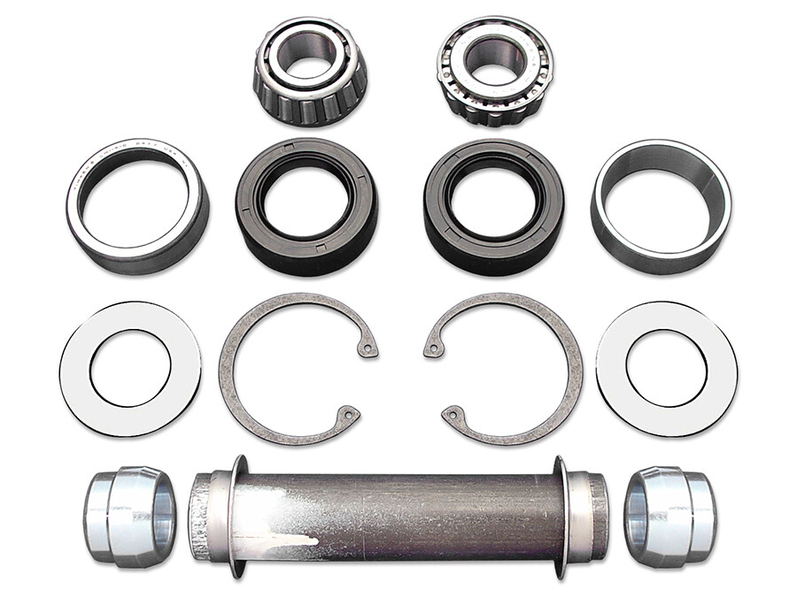 Rear Wheel Hub Bearing Rebuild Kit for Harley FL FX Shovelhead Models 1973-82