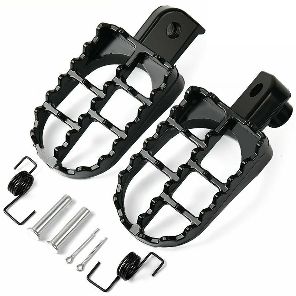 Dirt Bike Footrests Foot Pegs Pedal For Honda CR250R CR125R CR80R XR100R XR200R