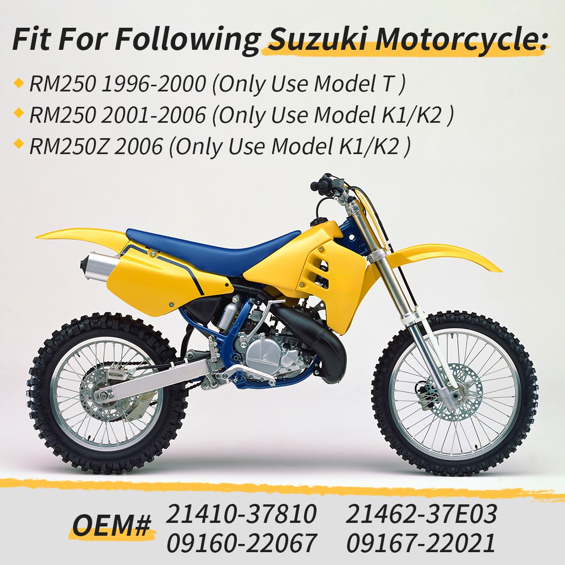 Clutch Center Inner Hub & Outer Pressure Plate For Suzuki RM250 1996-2006 RM250Z