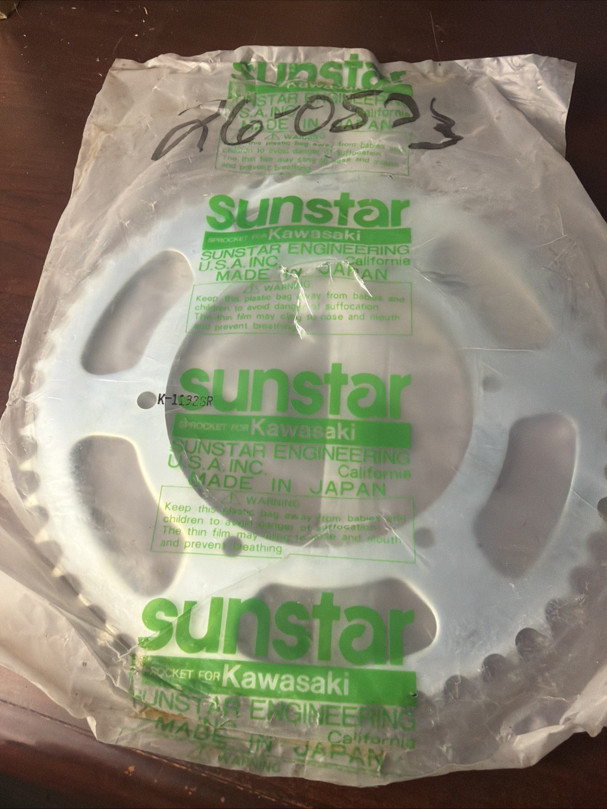 Sunstar K1132SR Rear 50T Kawasaki Sprocket NOS (OEM 42041-1132) KX250 Series