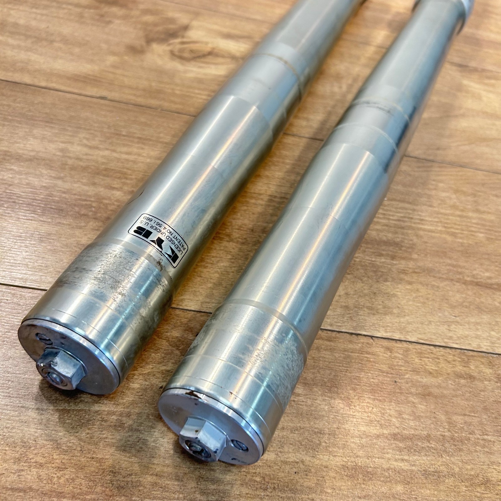 2001 99-02 Kawasaki KX125 KX 125 / OEM KYB FRONT FORKS SUSPENSION