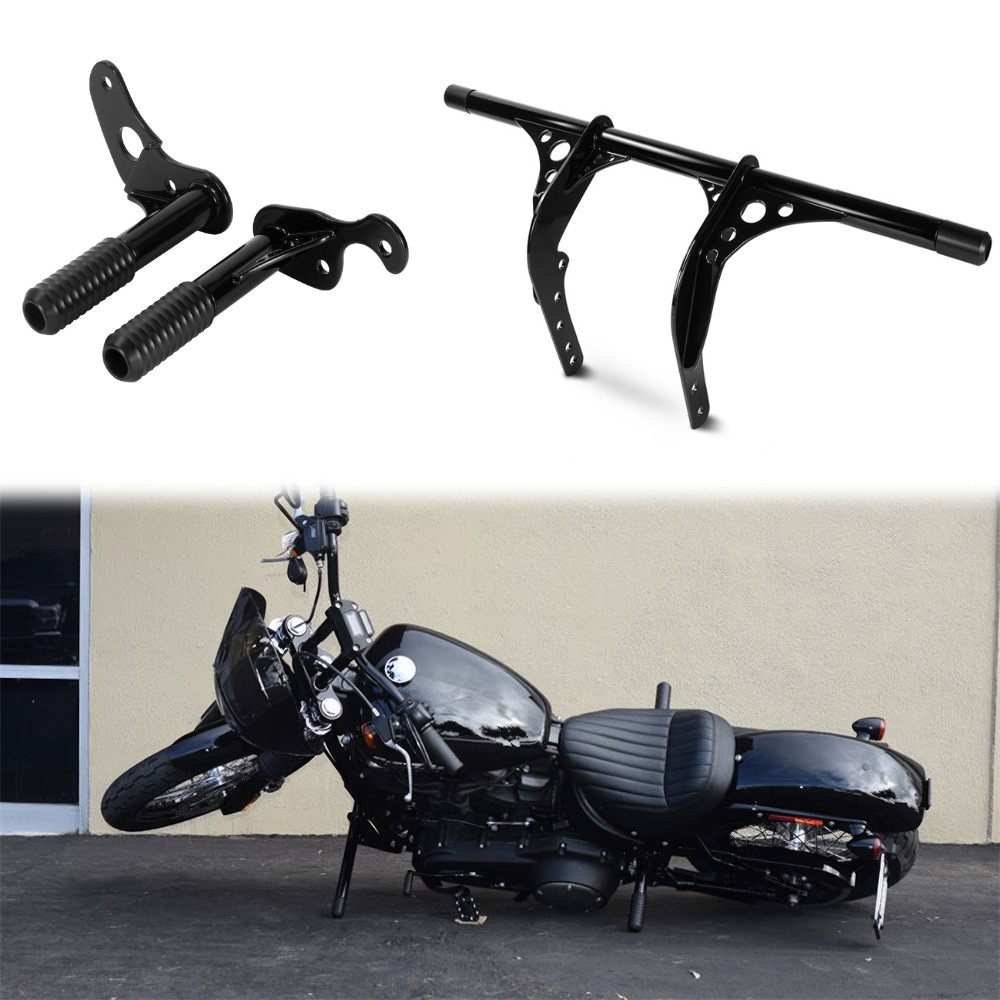 Complete 1 Set Crash Bar Front Rear For Harley Softail Street Bob FXBB FXBBS US