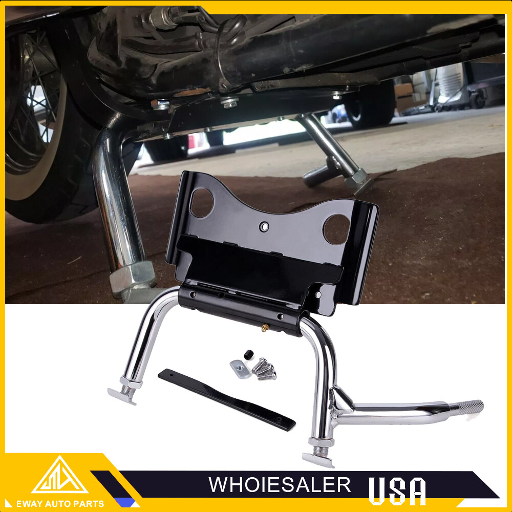 Chrome Service Center Stand For Harley Road King Street Glide Ultra Classic 09+