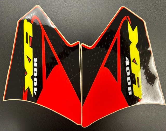 HONDA XR400 400 XR FUEL TANK DECALS STICKERS GAS DECALS THICK QUALITY BLEM