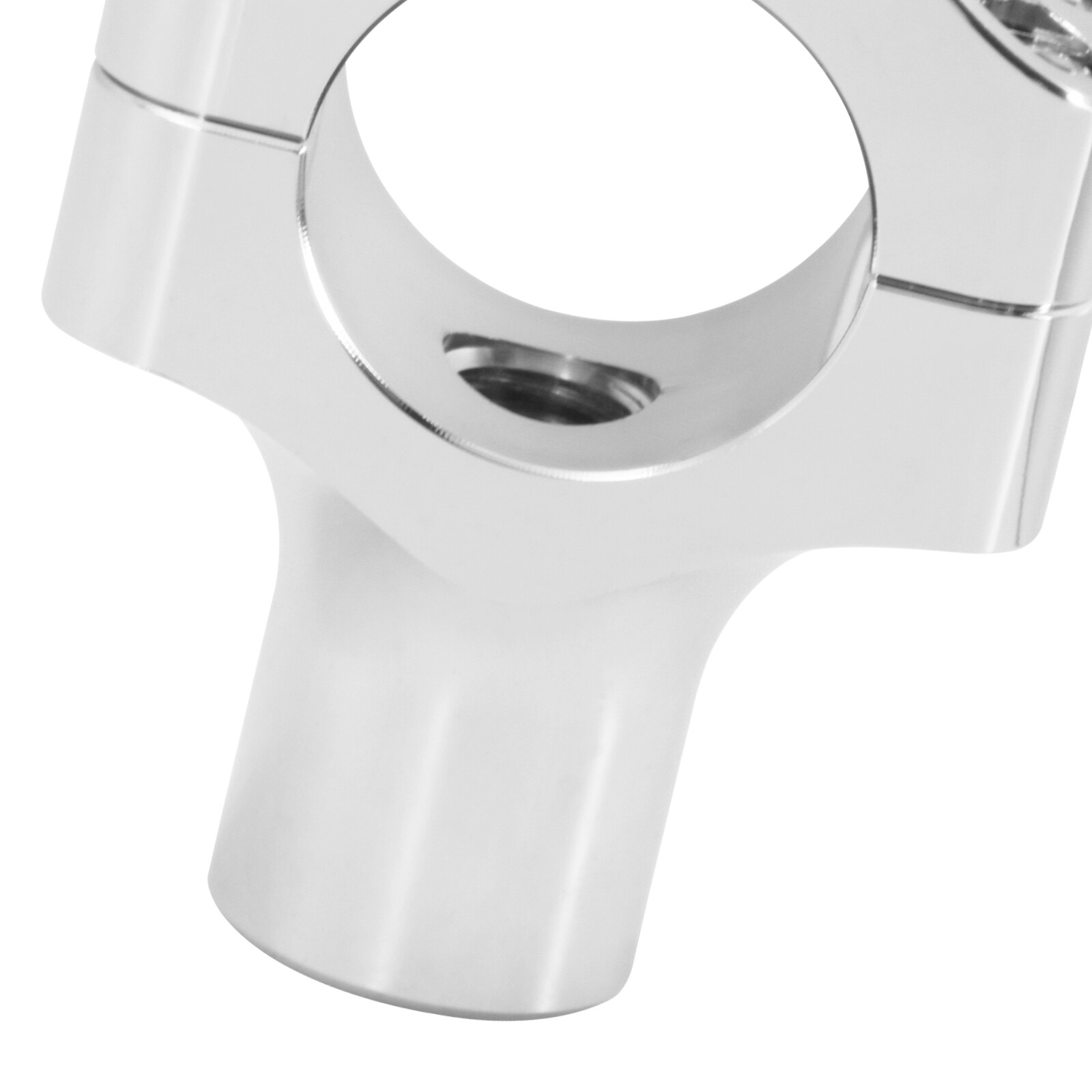 Chrome 1.25” 32MM 4-Bolts Handlebar Riser Clamp Fit For Harley XL 883 Touring