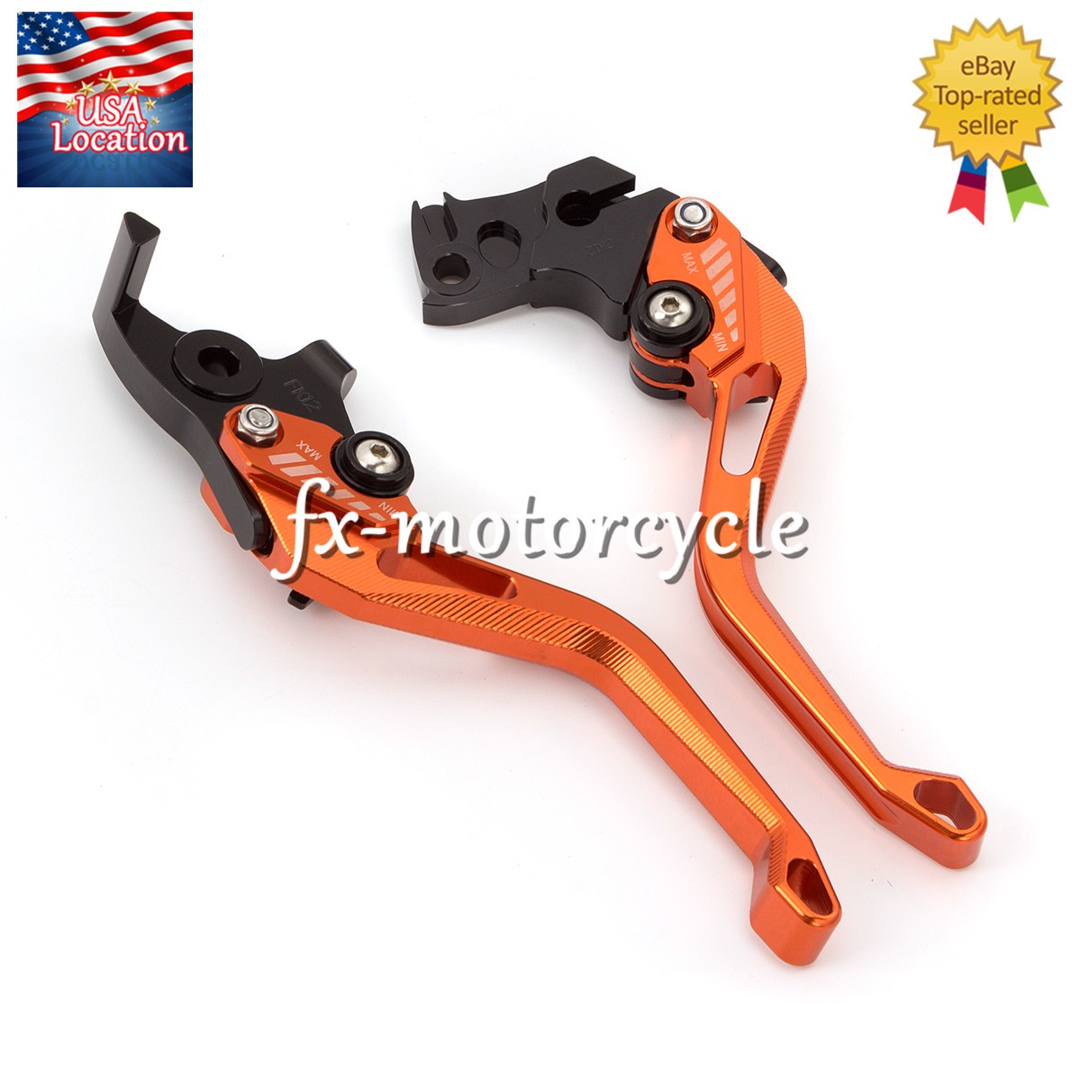 For KTM 690 Duke/SMC/SMCR 2014-2021 3D Rhombus CNC Brake Clutch Levers Short Set